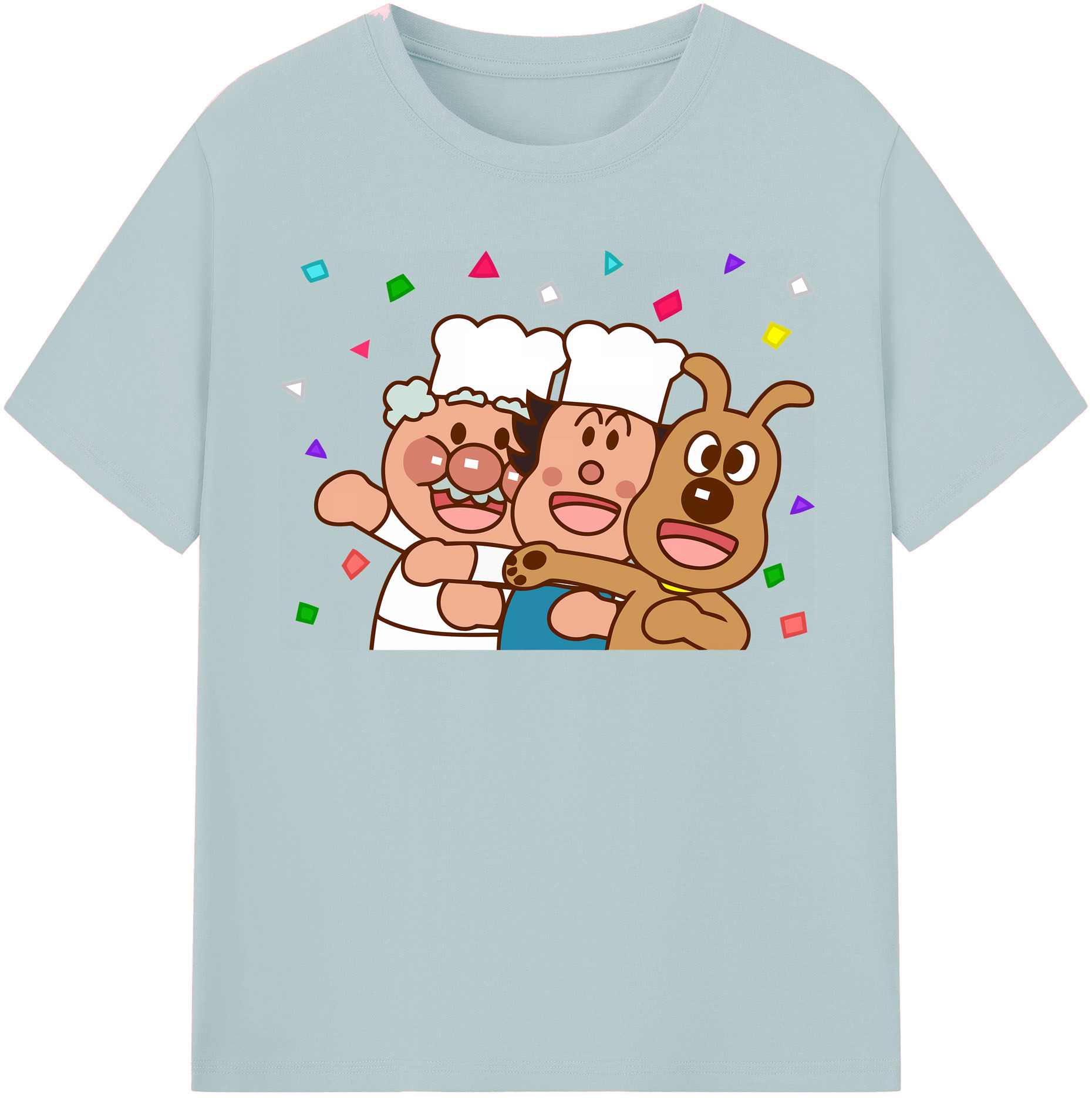 （画像用） アンパンマン Anpanman 綿100％半袖Tシャツ（フロントプリント）